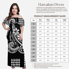 Black Kakau Polynesian Dress & Hawaiian Shirt – Matching Hawaiian Couple Outfit